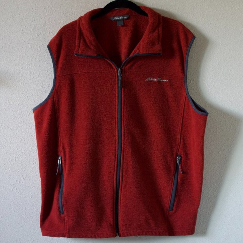 Eddie Bauer Men’s Zip-Up Fleece Vest